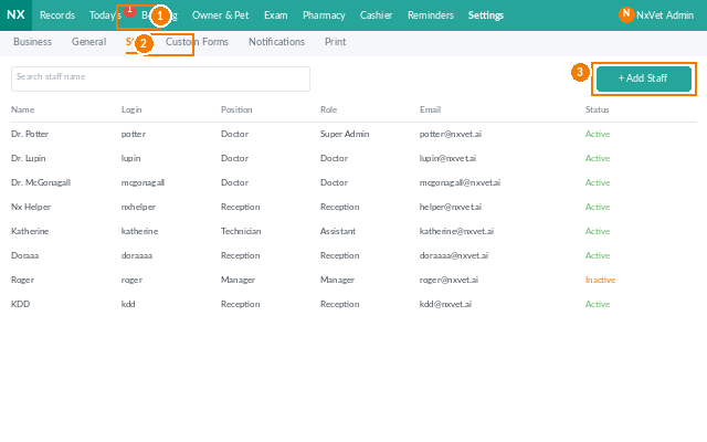 staff management screenshot 4 of 7